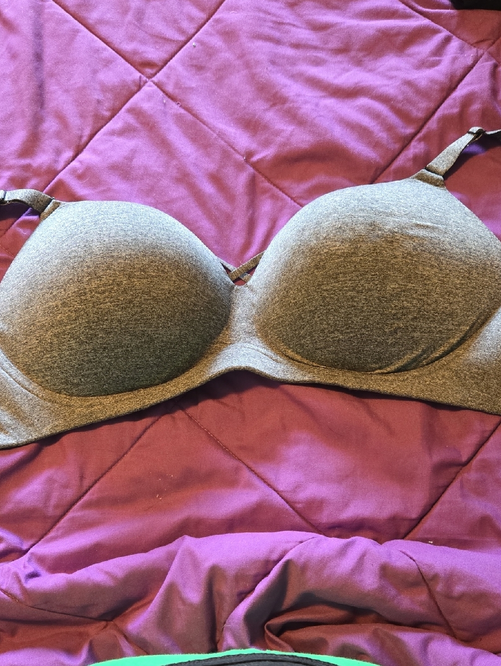 Women's Comfort T-Shirt Bra - Gray